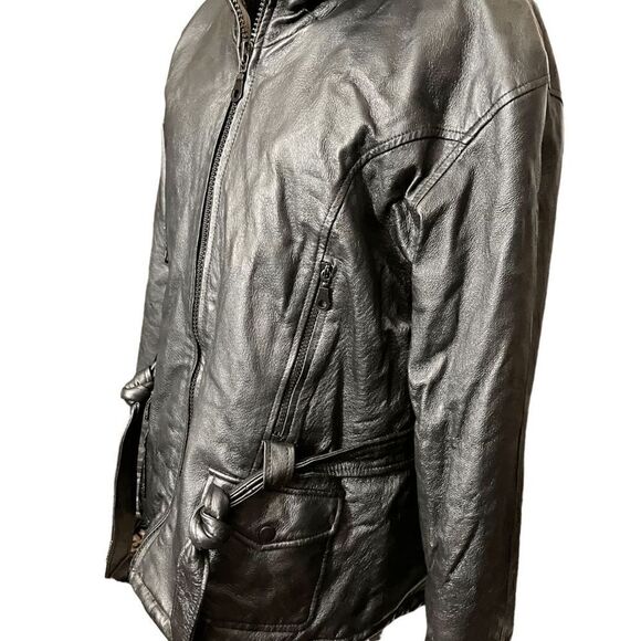 Wilda New York Women's Classic Leather W/Fur Lining / Sz: L - Picture 11 of 12